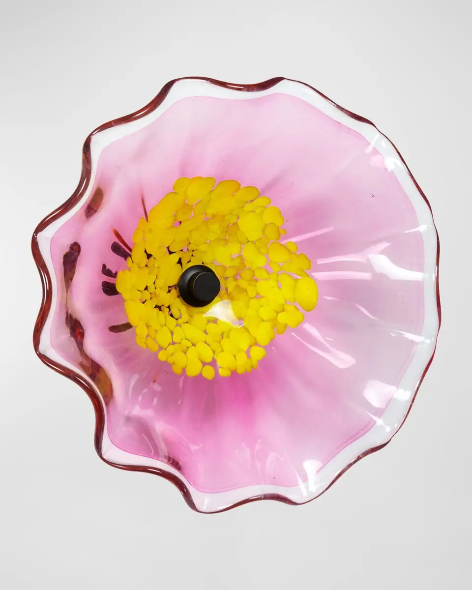 Dale Tiffany Fiore Art Glass Wall Decor, 12" Round | Thumbnail 2 Dale Tiffany Fiore Art Glass Wall Decor, 12" Round | Thumbnail 2