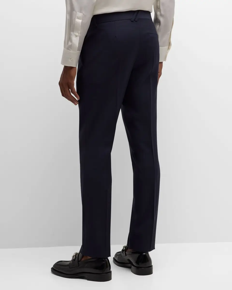 Burberry Men's Tailored Wool Trousers | Thumbnail 3