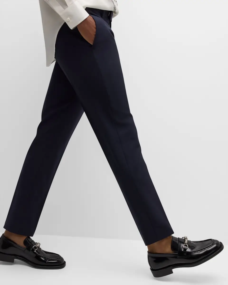 Burberry Men's Tailored Wool Trousers | Thumbnail 6