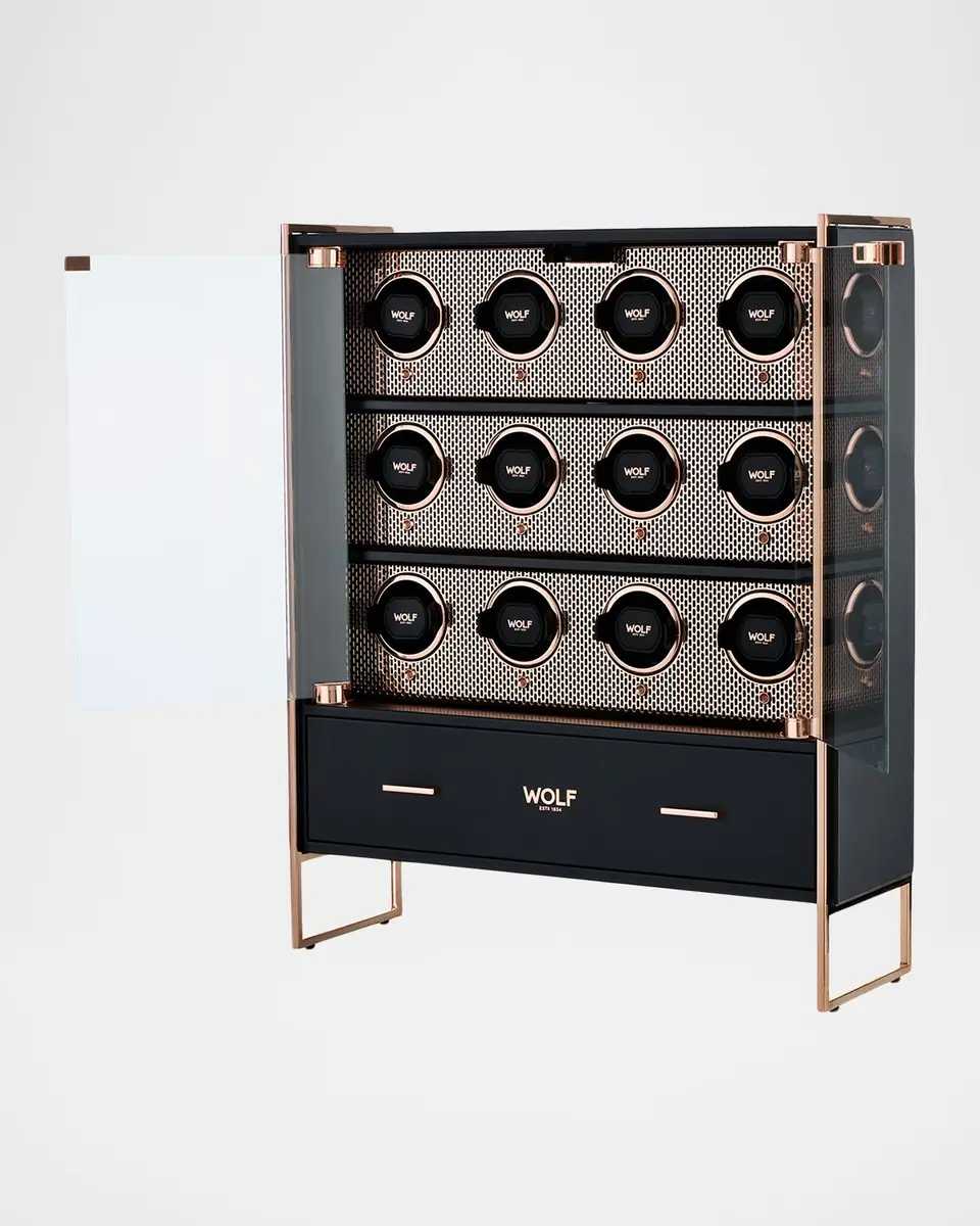 Wolf Axis 12-Piece Watch Winder Cabinet | Thumbnail 2 Wolf Axis 12-Piece Watch Winder Cabinet | Thumbnail 2