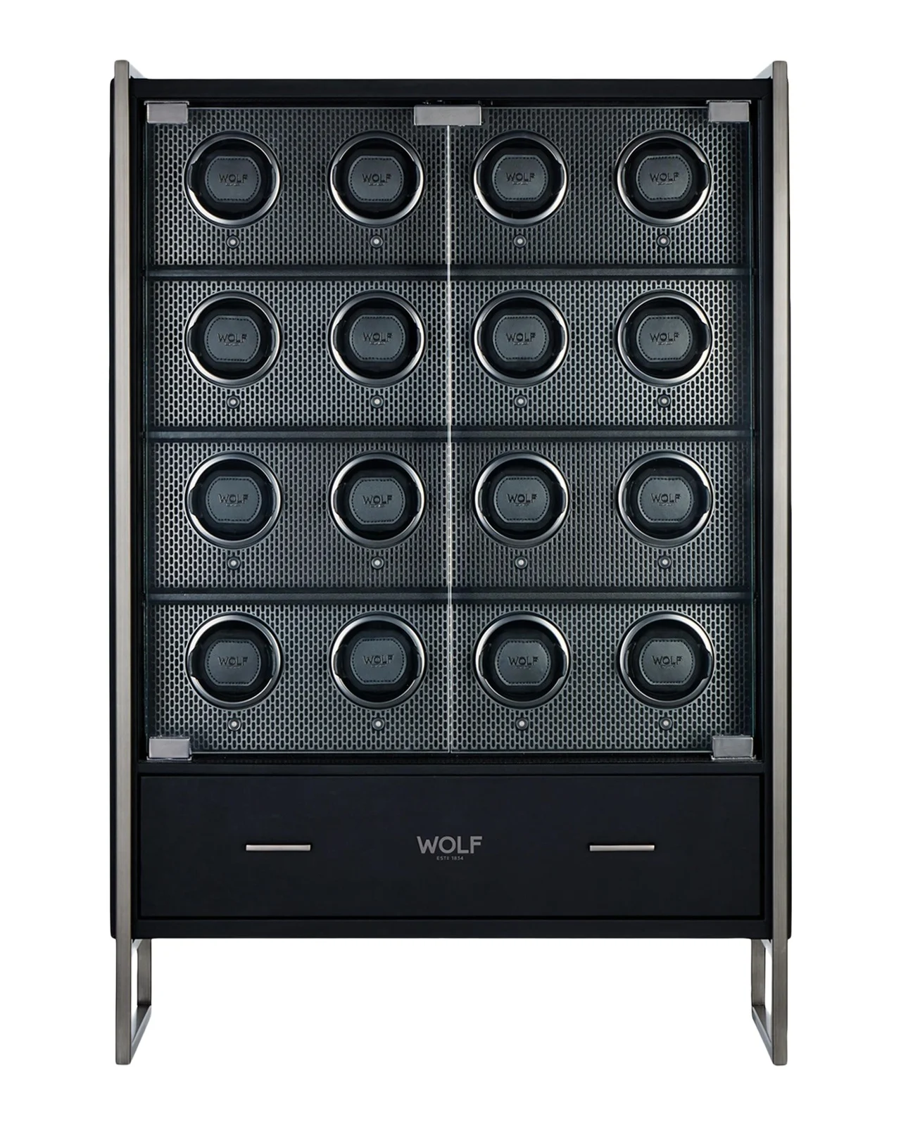 Axis 16-Piece Watch Winder Cabinet Axis 16-Piece Watch Winder Cabinet