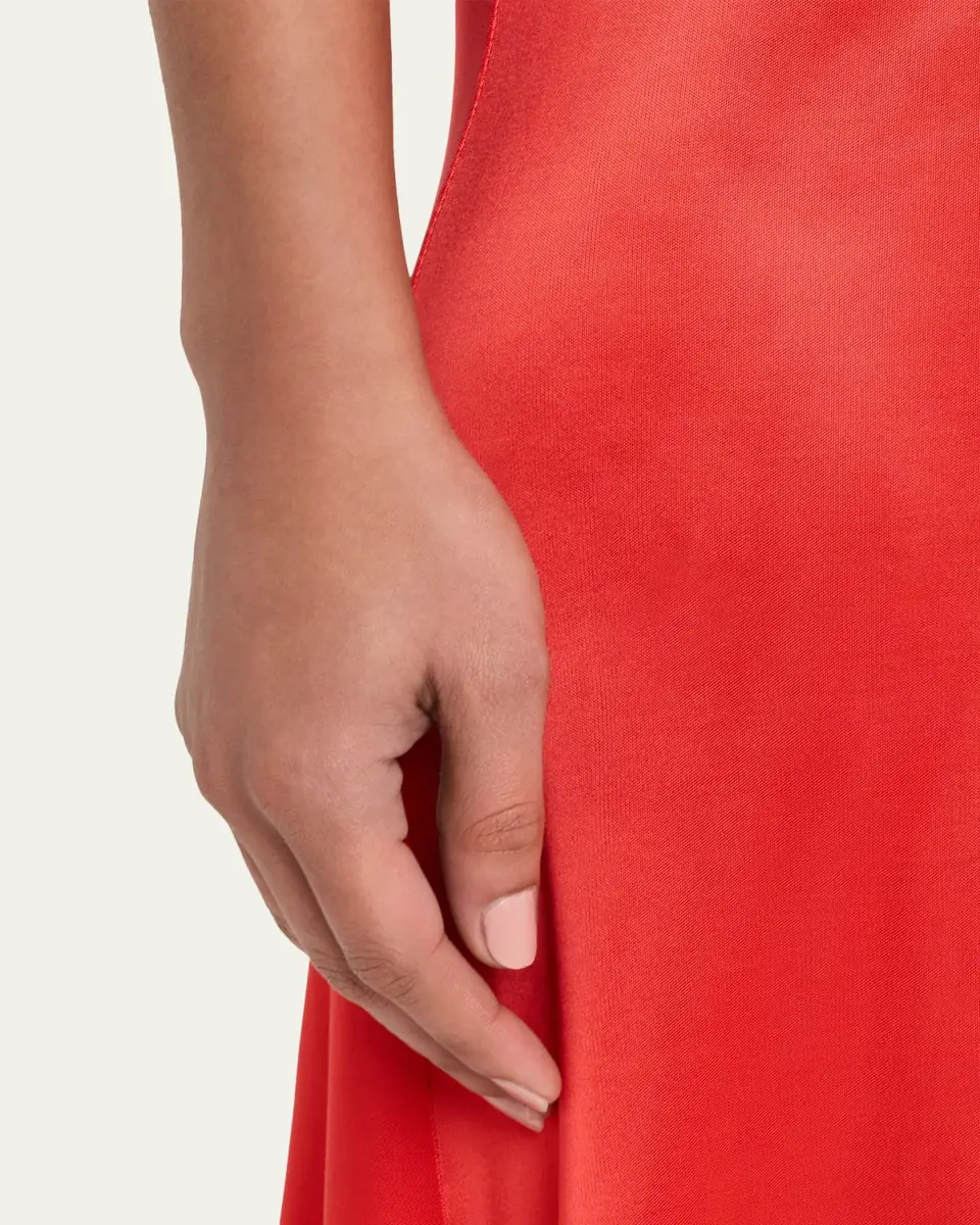 Giorgio Armani Sleeveless Mock-Neck Stretch Viscose Dress | Thumbnail 5 Giorgio Armani Sleeveless Mock-Neck Stretch Viscose Dress | Thumbnail 5