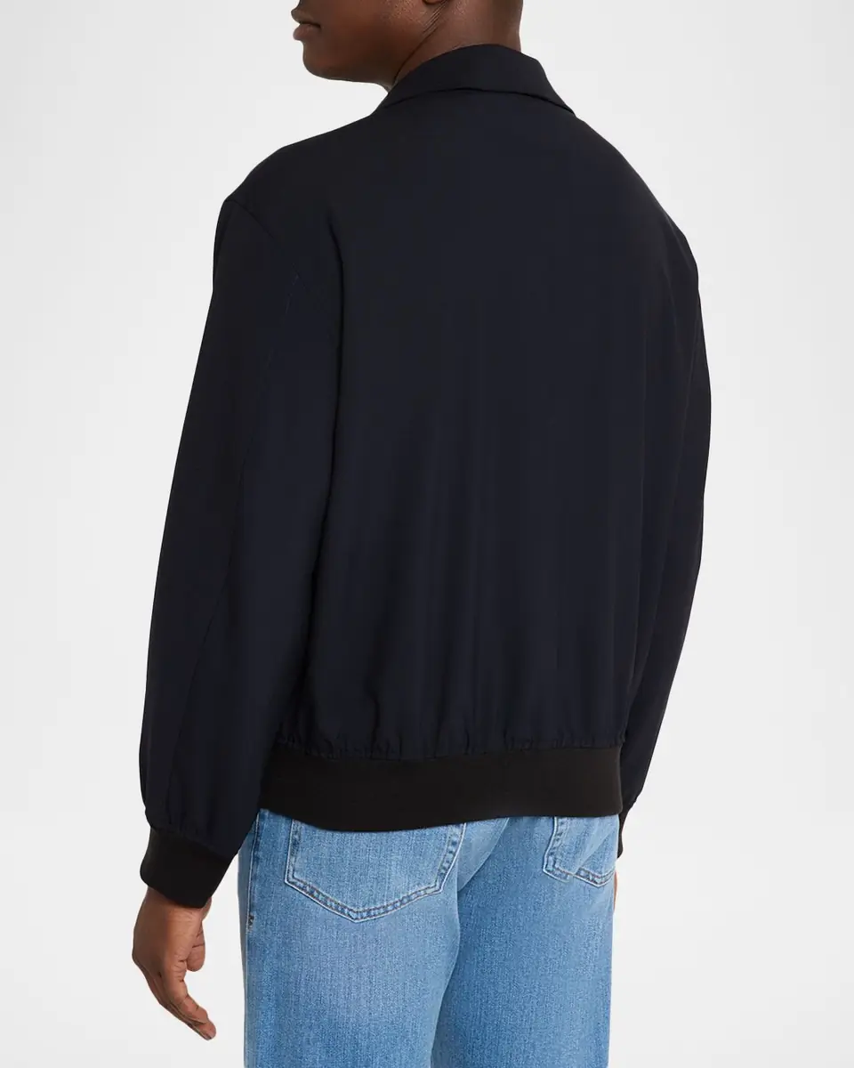 FRAME Men's Wool Full-Zip Blouson | Thumbnail 3 FRAME Men's Wool Full-Zip Blouson | Thumbnail 3