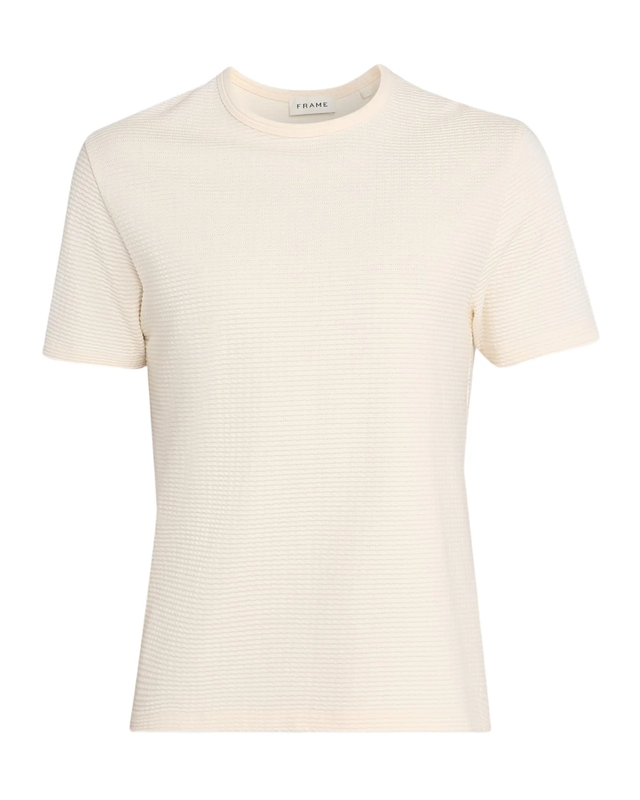 Men's Cotton Jacquard Crewneck T-Shirt