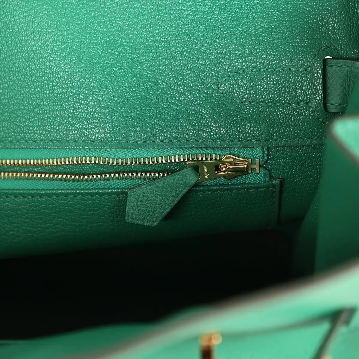 HERMÈS Hermes Birkin 30 Vert Vertigo Epsom Gold Hardware | Thumbnail 9 HERMÈS Hermes Birkin 30 Vert Vertigo Epsom Gold Hardware | Thumbnail 9