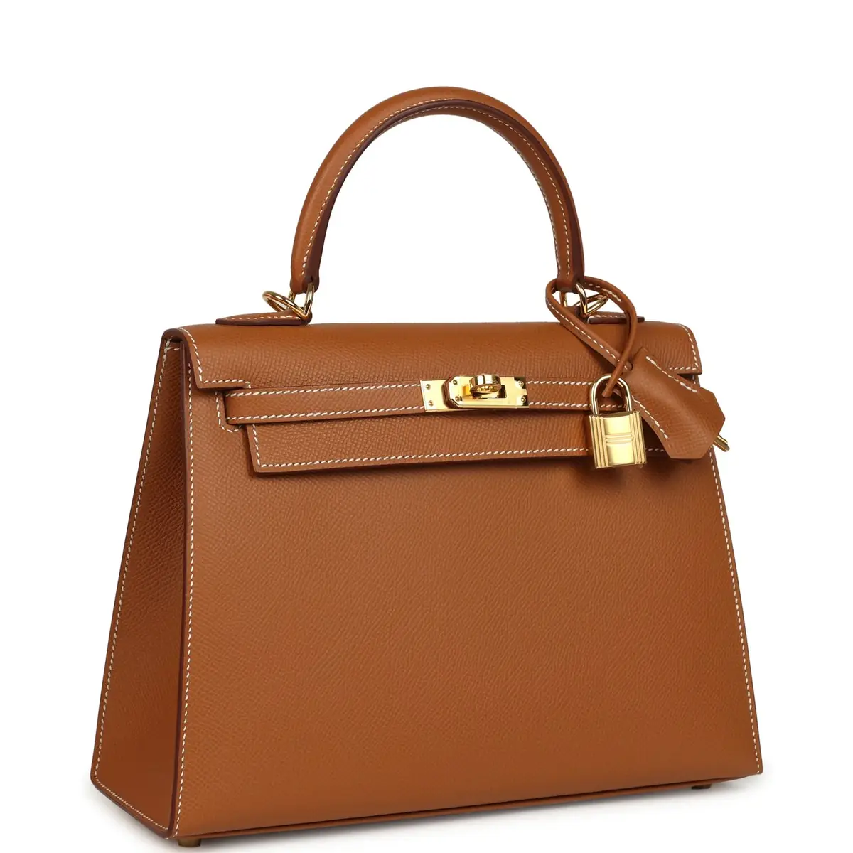 HERMÈS Hermes Kelly Sellier 25 Gold Epsom Gold Hardware | Thumbnail 2 HERMÈS Hermes Kelly Sellier 25 Gold Epsom Gold Hardware | Thumbnail 2