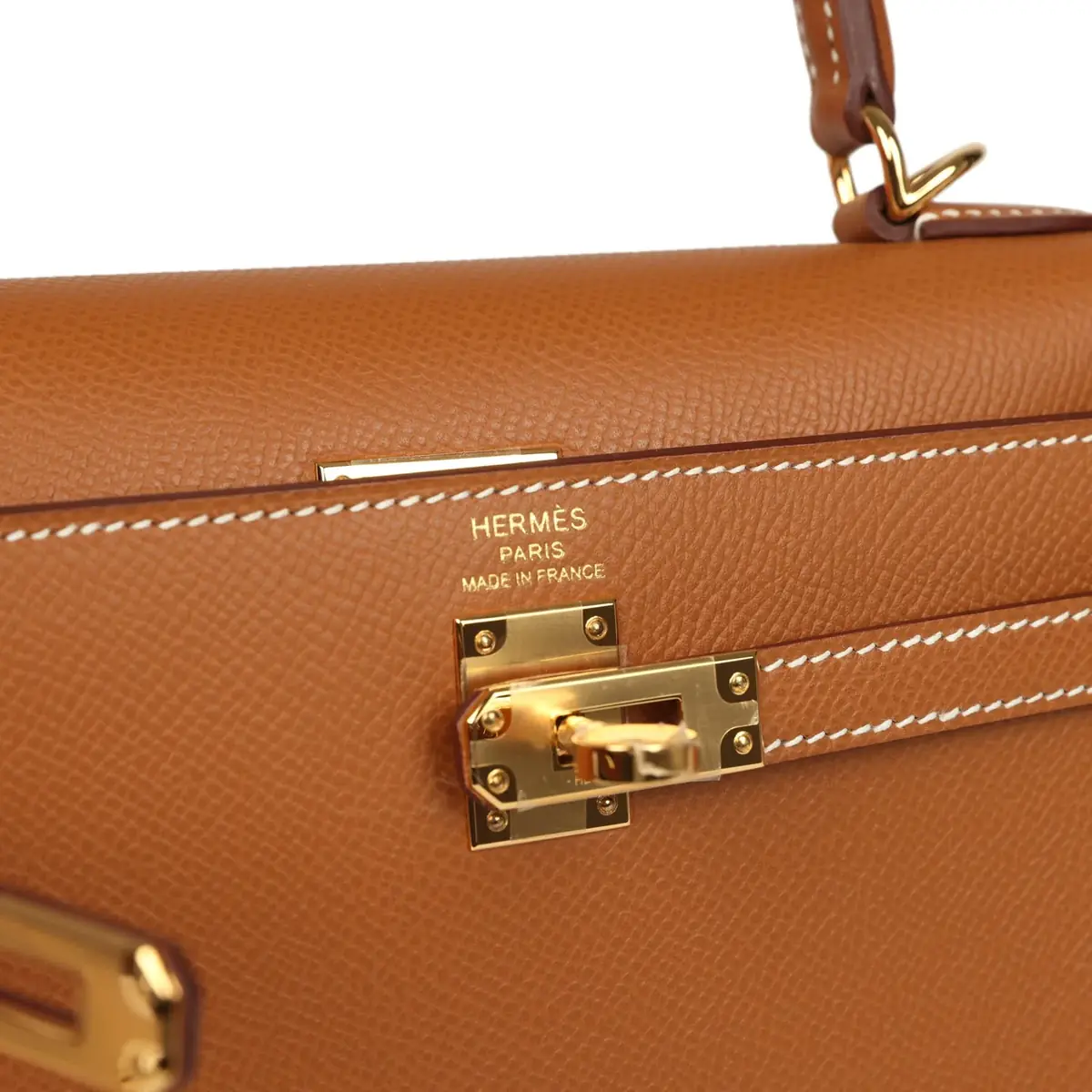 HERMÈS Hermes Kelly Sellier 25 Gold Epsom Gold Hardware | Thumbnail 7 HERMÈS Hermes Kelly Sellier 25 Gold Epsom Gold Hardware | Thumbnail 7