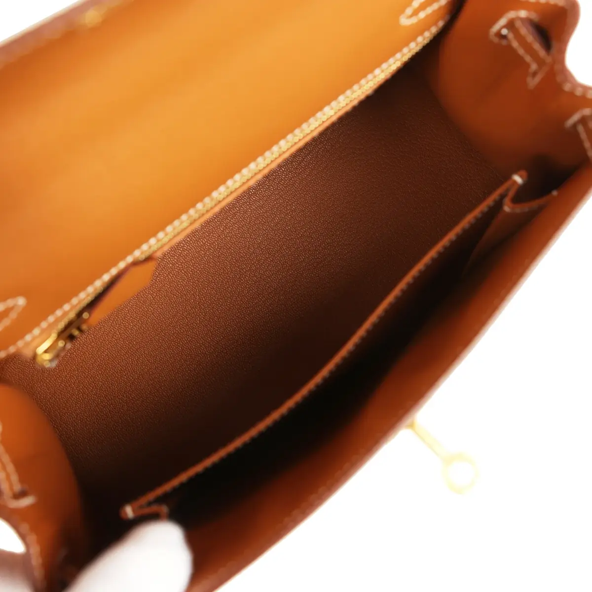 HERMÈS Hermes Kelly Sellier 25 Gold Epsom Gold Hardware | Thumbnail 8 HERMÈS Hermes Kelly Sellier 25 Gold Epsom Gold Hardware | Thumbnail 8