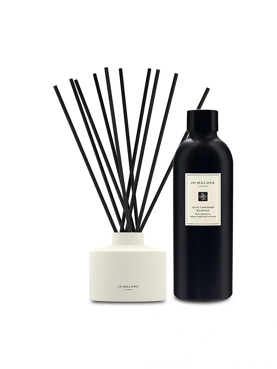 Jo Malone London Lilac Lavender & Lovage Diffuser Gift Set | Image 1 Jo Malone London Lilac Lavender & Lovage Diffuser Gift Set | Image 1