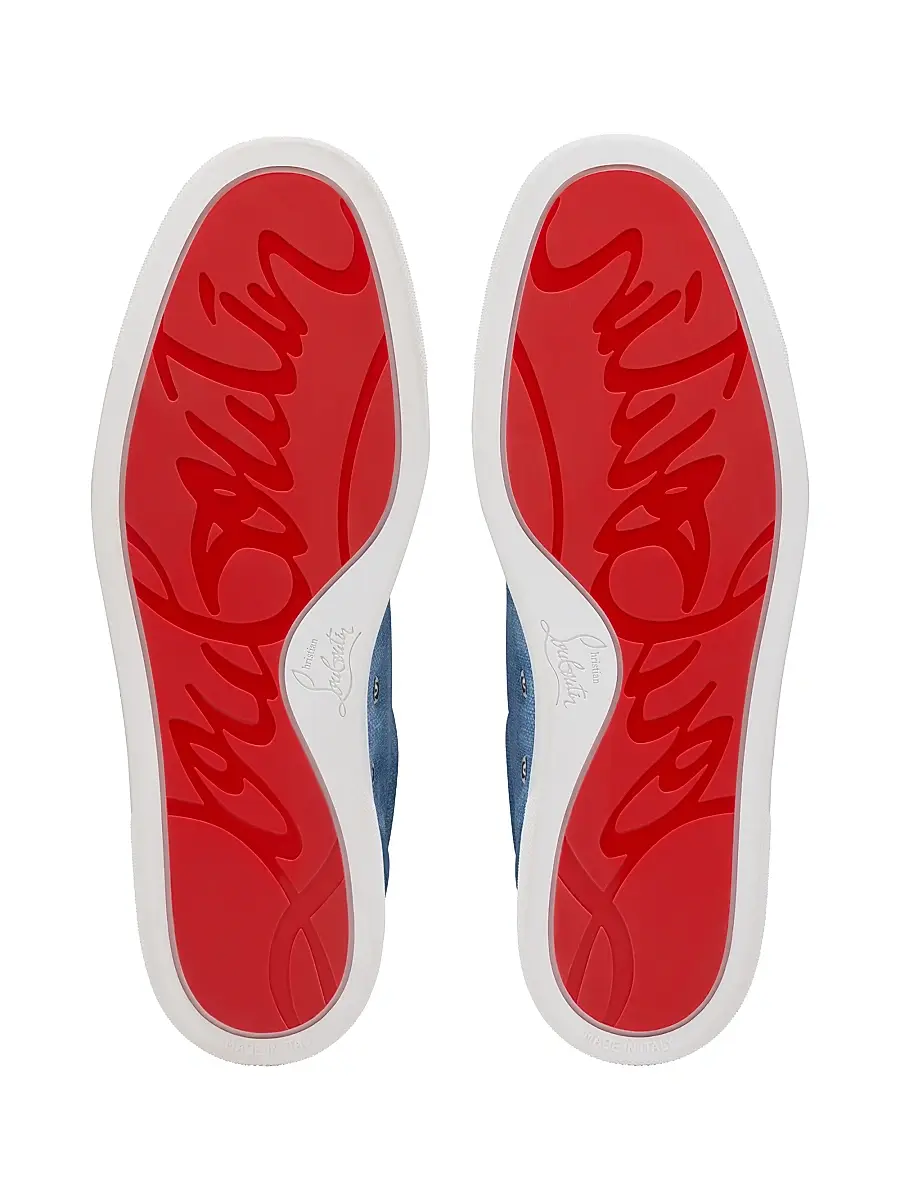 Christian Louboutin Men's Retero Low Top Sneakers - Ceruleo | Thumbnail 5