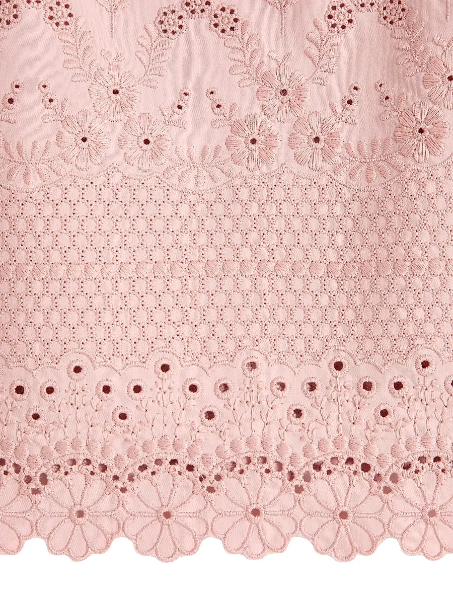 Valentino Women's Sangallo Lace Top with Fleurs Ajours Margheritine Pattern | Thumbnail 6 Valentino Women's Sangallo Lace Top with Fleurs Ajours Margheritine Pattern | Thumbnail 6