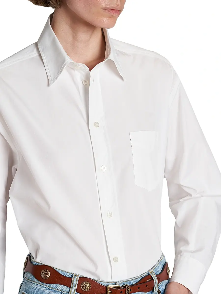 Etro Women's Avion-Print Cotton-Blend Shirt | Thumbnail 6 Etro Women's Avion-Print Cotton-Blend Shirt | Thumbnail 6