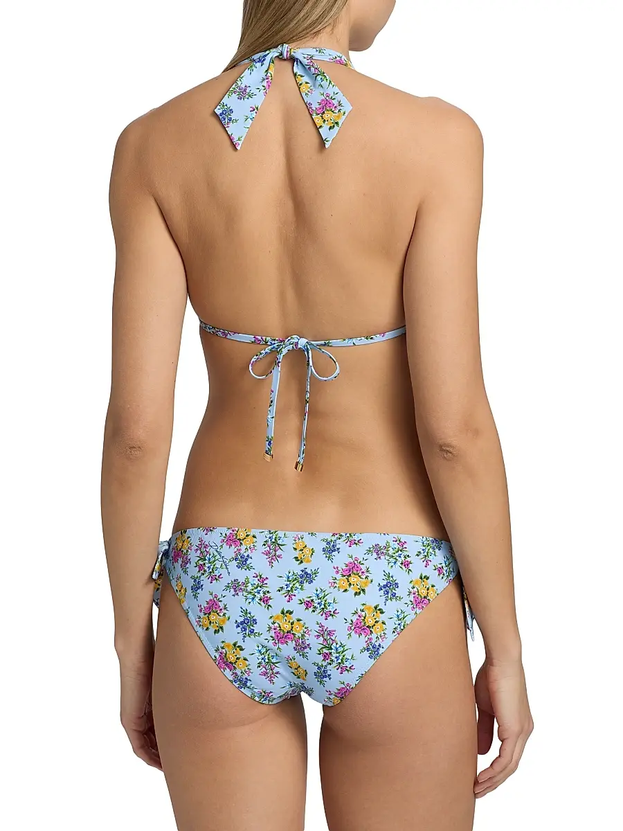 Dolce & Gabbana Women's Floral Tie Bikini | Thumbnail 4 Dolce & Gabbana Women's Floral Tie Bikini | Thumbnail 4