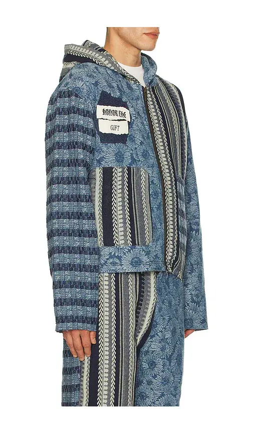Honor The Gift Indigo Tapestry Hoodie | Thumbnail 2 Honor The Gift Indigo Tapestry Hoodie | Thumbnail 2