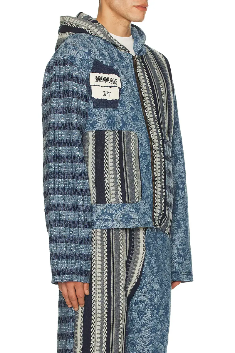 Honor The Gift Indigo Tapestry Hoodie | Thumbnail 4 Honor The Gift Indigo Tapestry Hoodie | Thumbnail 4