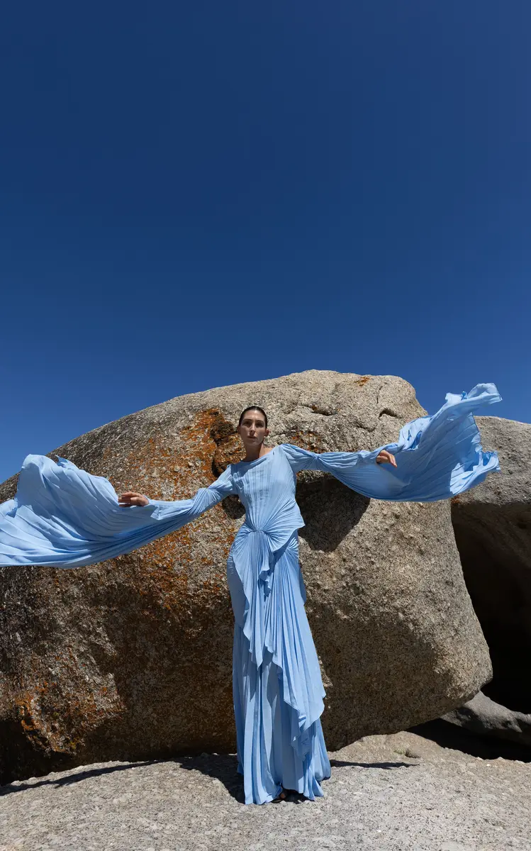 GEORGIA HARDINGE Waterfall Georgette Maxi Dress | Thumbnail 5 GEORGIA HARDINGE Waterfall Georgette Maxi Dress | Thumbnail 5