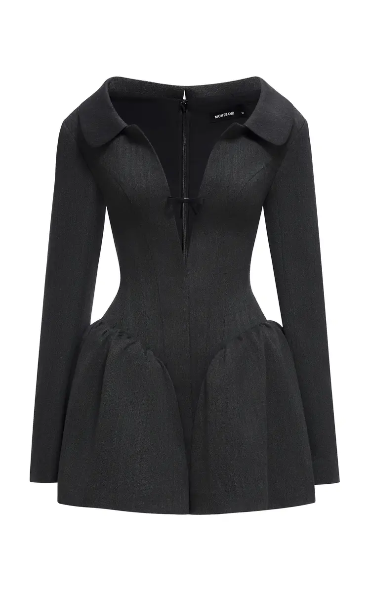 MONTSAND Structured Peplum Mini Dress | Image 1 MONTSAND Structured Peplum Mini Dress | Image 1