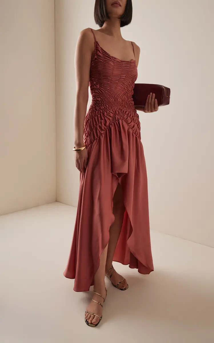 GEORGIA HARDINGE Exclusive The Eclipse Matte-Satin Maxi Dress | Thumbnail 2