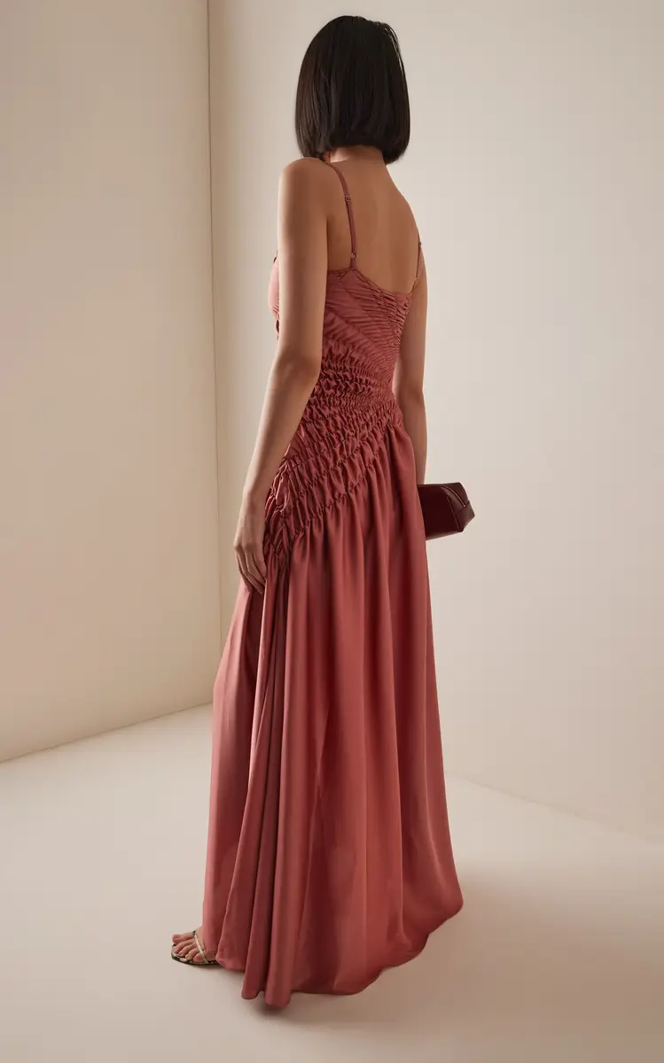 GEORGIA HARDINGE Exclusive The Eclipse Matte-Satin Maxi Dress | Thumbnail 4
