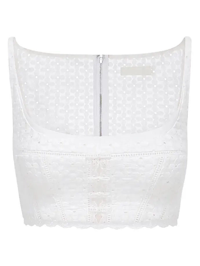 MONTSAND Textured Crop Top