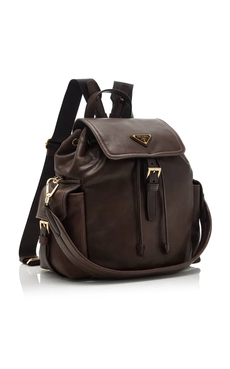 Prada Leather Backpack | Thumbnail 3 Prada Leather Backpack | Thumbnail 3