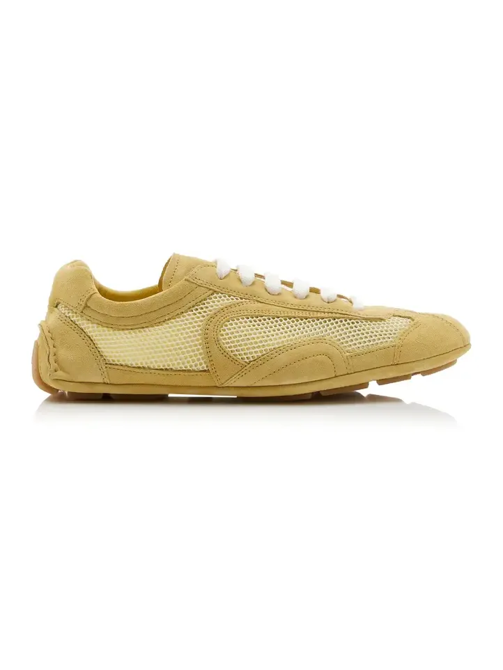 Montecarlo Re-Edition 2005 Suede-Trimmed Mesh Sneakers Montecarlo Re-Edition 2005 Suede-Trimmed Mesh Sneakers