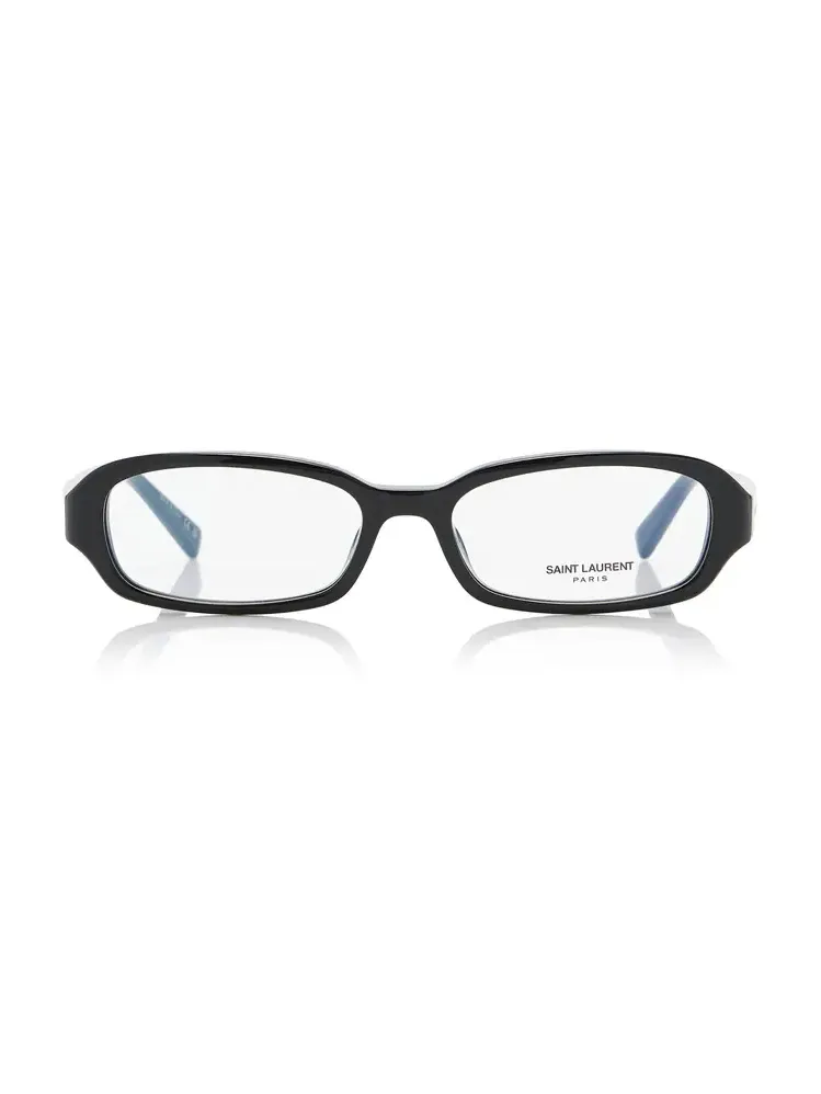Saint Laurent Erin Oval-Frame Acetate Glasses