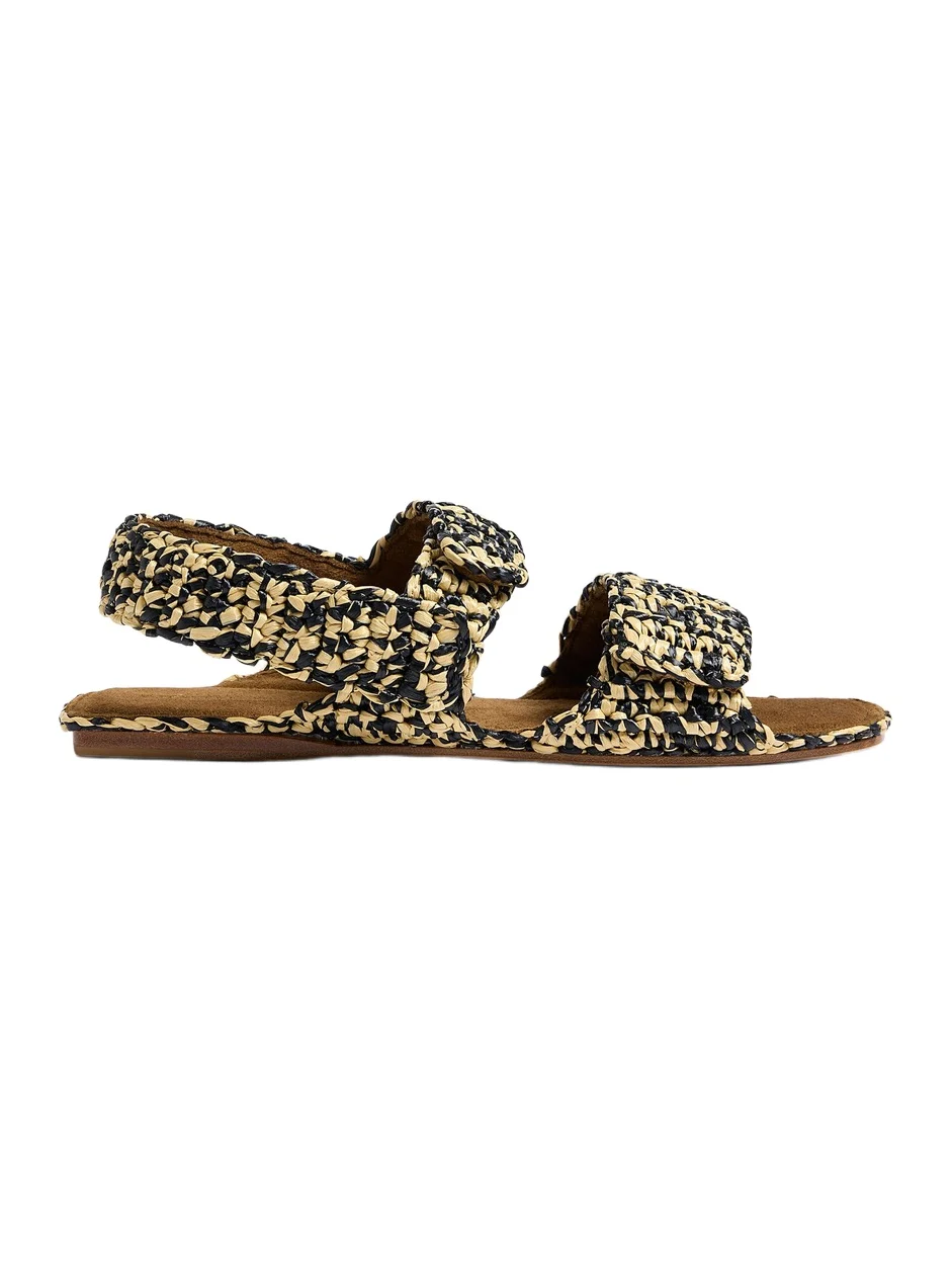 Khaite Boden Raffia Sandals