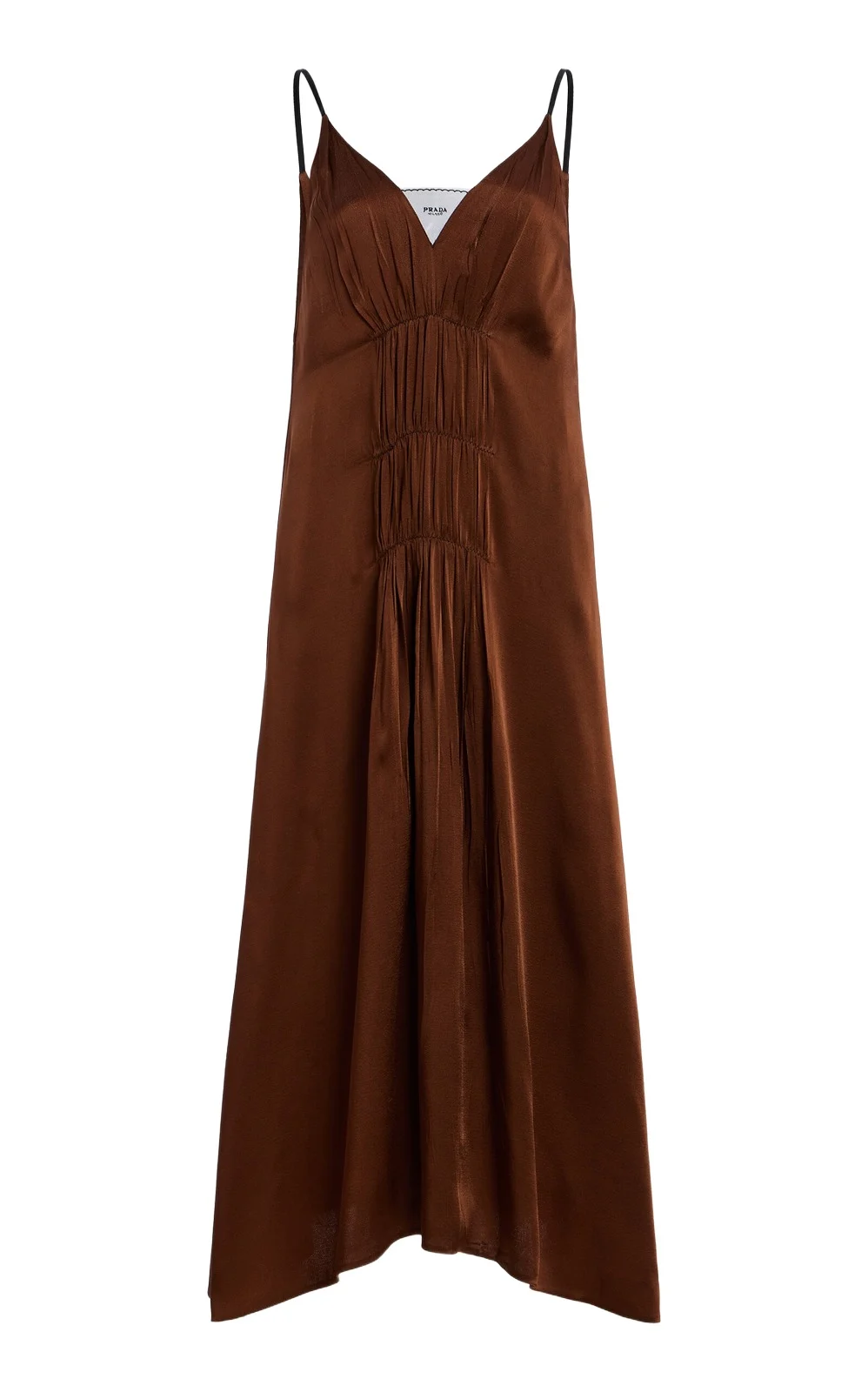 Crepe-Satin Midi Dress Crepe-Satin Midi Dress