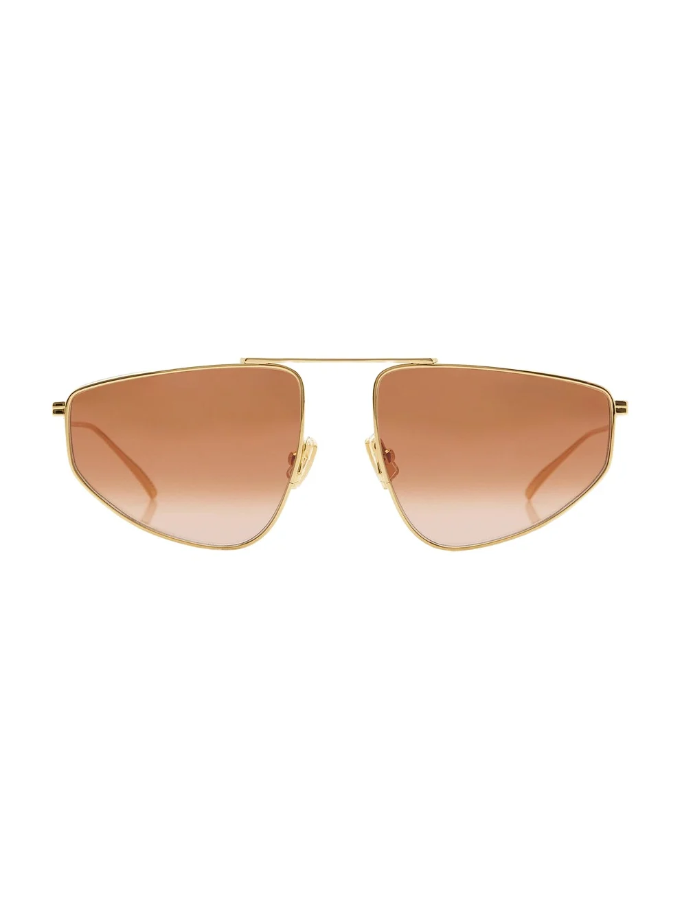 Aviator-Frame Metal Sunglasses
