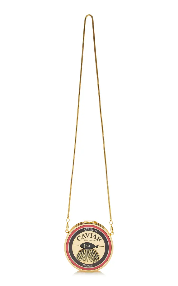 STAUD Caviar Metal Tin Clutch | Thumbnail 2