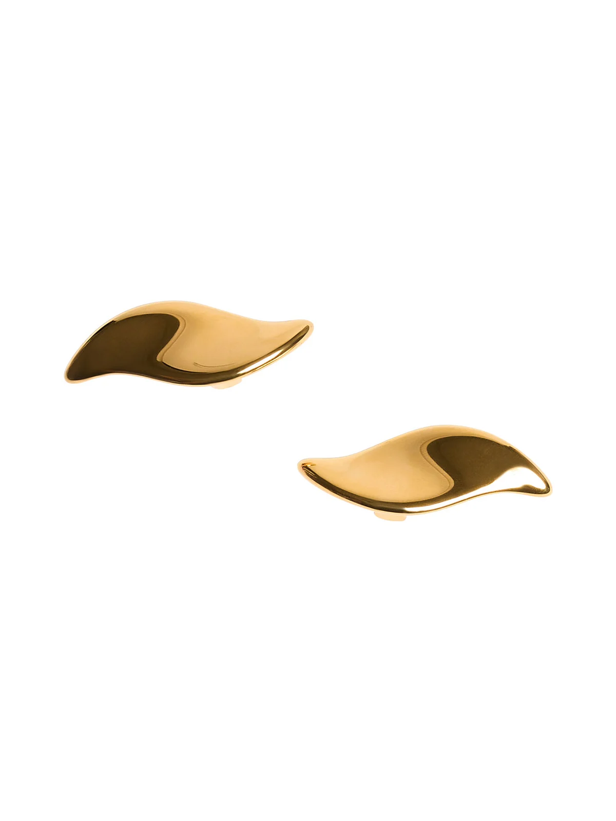 Leaf 18K Gold-Plated Clip-On Earrings Leaf 18K Gold-Plated Clip-On Earrings