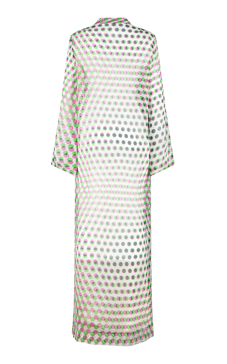 Dries Van Noten Covy Bis Polka-Dot Silk-Creppone Long Shirt | Thumbnail 7 Dries Van Noten Covy Bis Polka-Dot Silk-Creppone Long Shirt | Thumbnail 7
