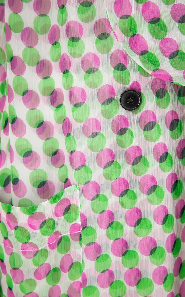 Dries Van Noten Covy Bis Polka-Dot Silk-Creppone Long Shirt | Thumbnail 8 Dries Van Noten Covy Bis Polka-Dot Silk-Creppone Long Shirt | Thumbnail 8