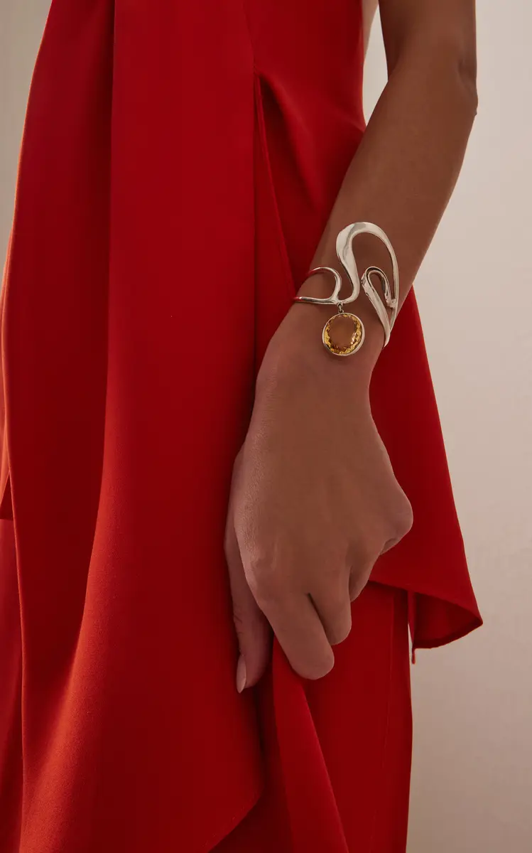 Juju Vera Lula Sterling Silver Citrine Cuff | Thumbnail 2 Juju Vera Lula Sterling Silver Citrine Cuff | Thumbnail 2