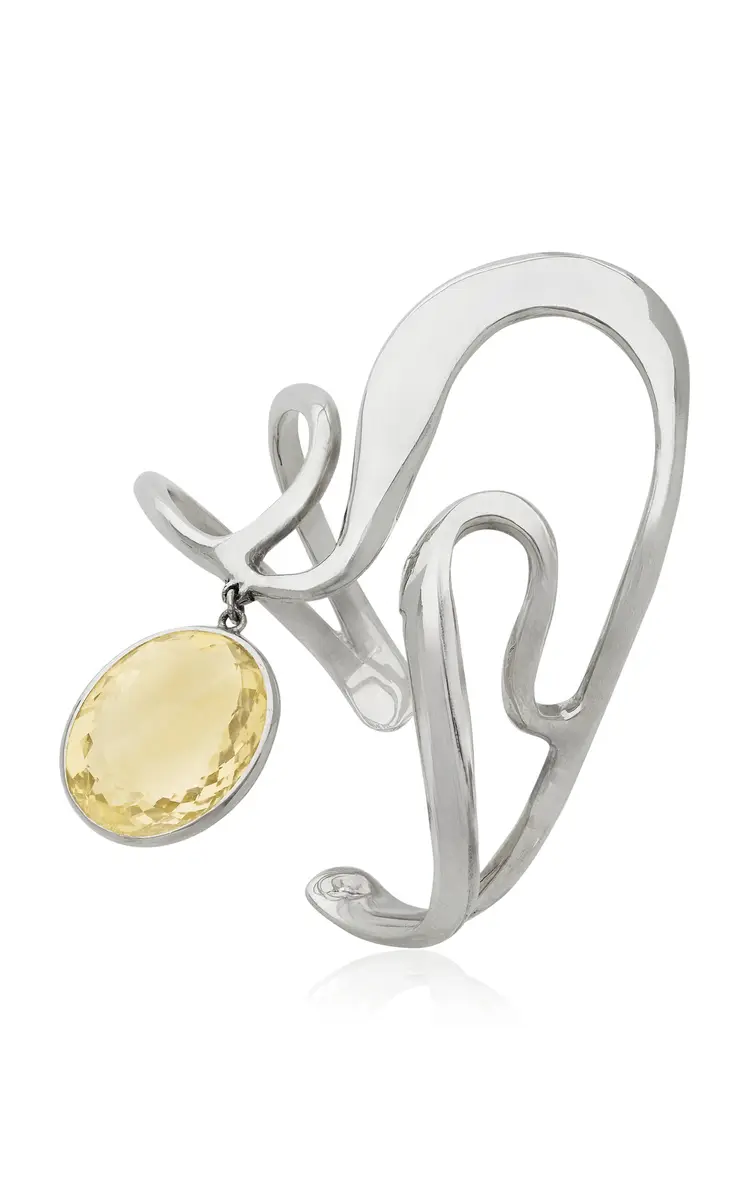 Juju Vera Lula Sterling Silver Citrine Cuff | Thumbnail 3 Juju Vera Lula Sterling Silver Citrine Cuff | Thumbnail 3