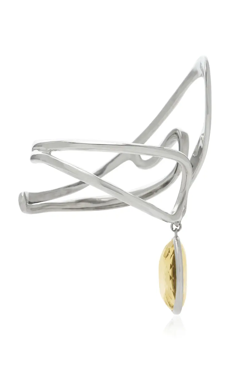 Juju Vera Lula Sterling Silver Citrine Cuff | Thumbnail 4 Juju Vera Lula Sterling Silver Citrine Cuff | Thumbnail 4