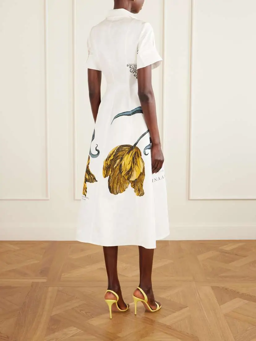 Erdem Floral-print Cotton-blend Shirt Dress | Thumbnail 3