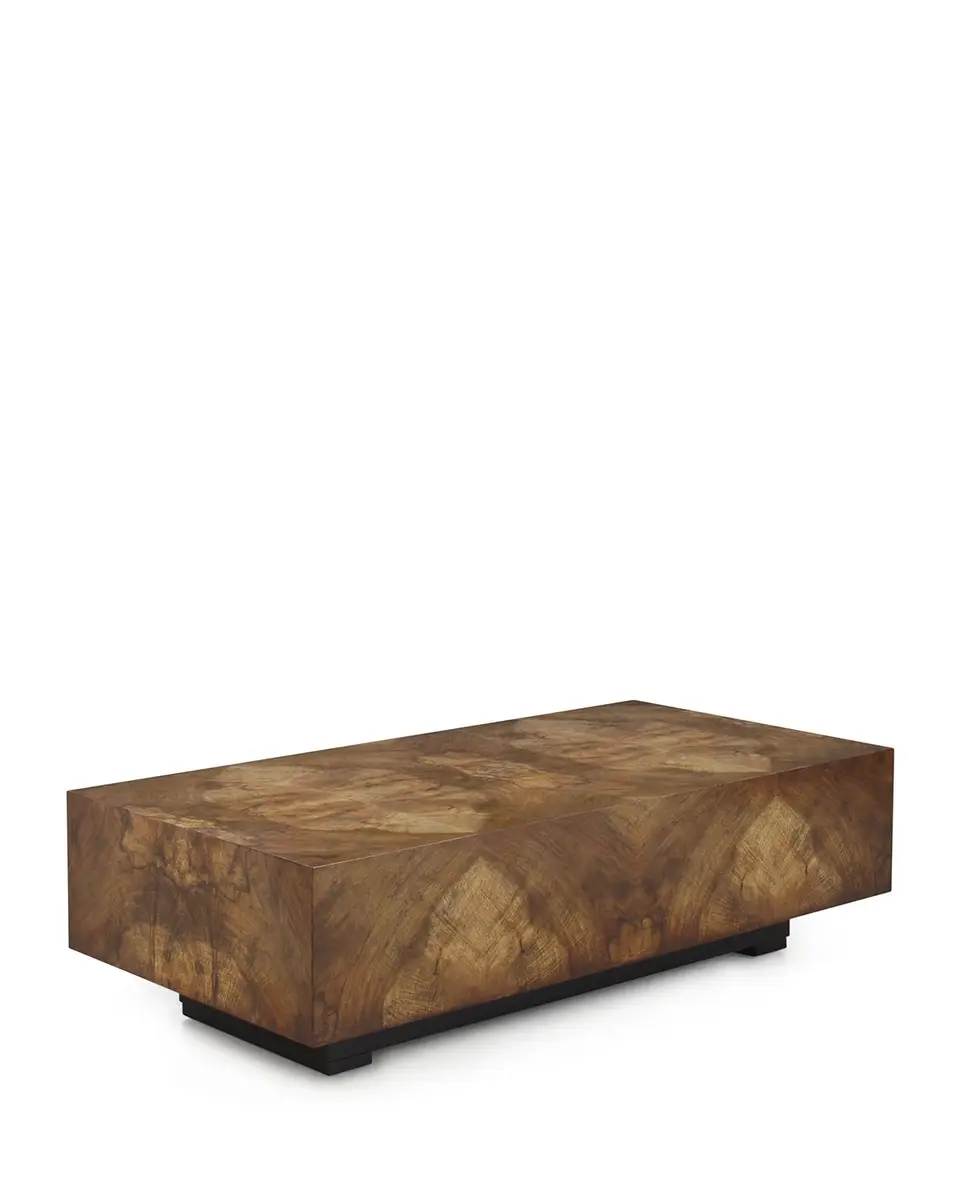John-Richard Collection Chelsea Walnut-Burl Coffee Table | Thumbnail 3