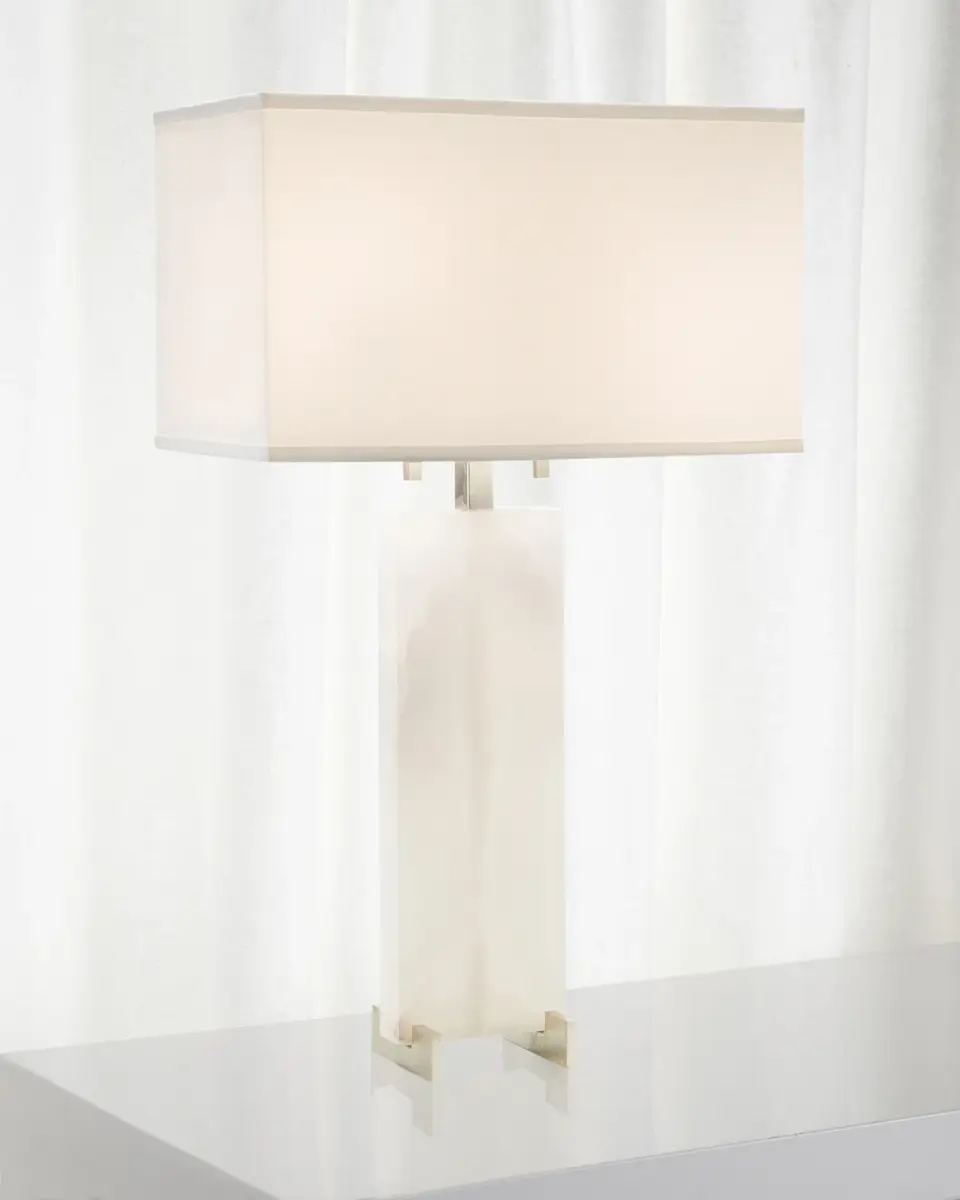 John-Richard Collection Alabaster Table Lamp | Image 1 John-Richard Collection Alabaster Table Lamp | Image 1