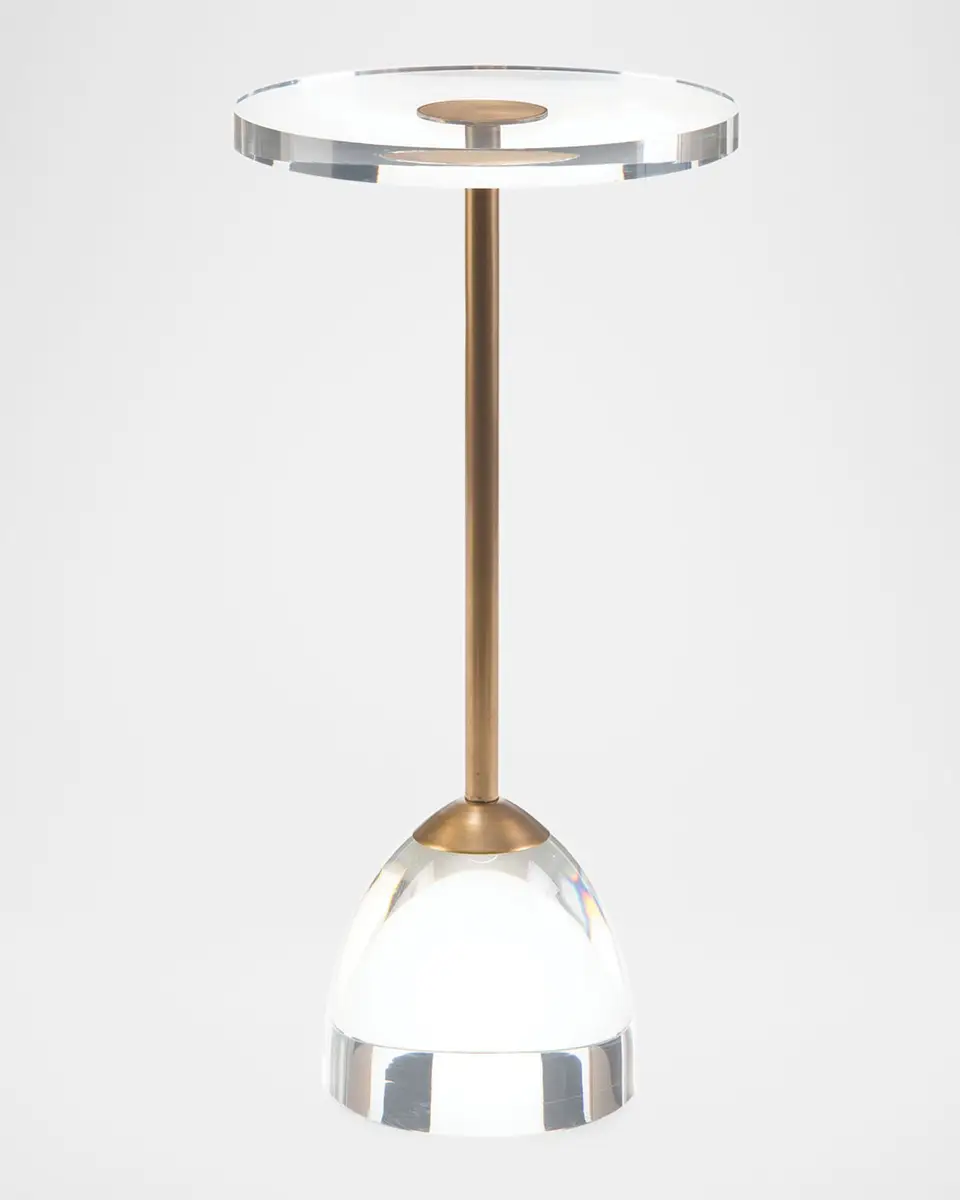 John-Richard Collection Brass & Acrylic Martini Table | Thumbnail 3 John-Richard Collection Brass & Acrylic Martini Table | Thumbnail 3