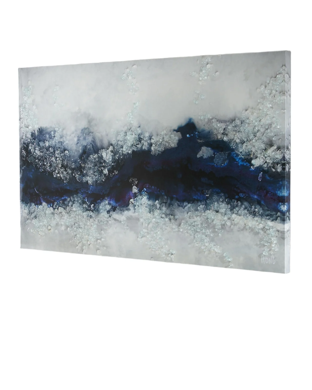 John-Richard Collection "Mystic River" Handmade Print Art on Canvas by Mary Hong