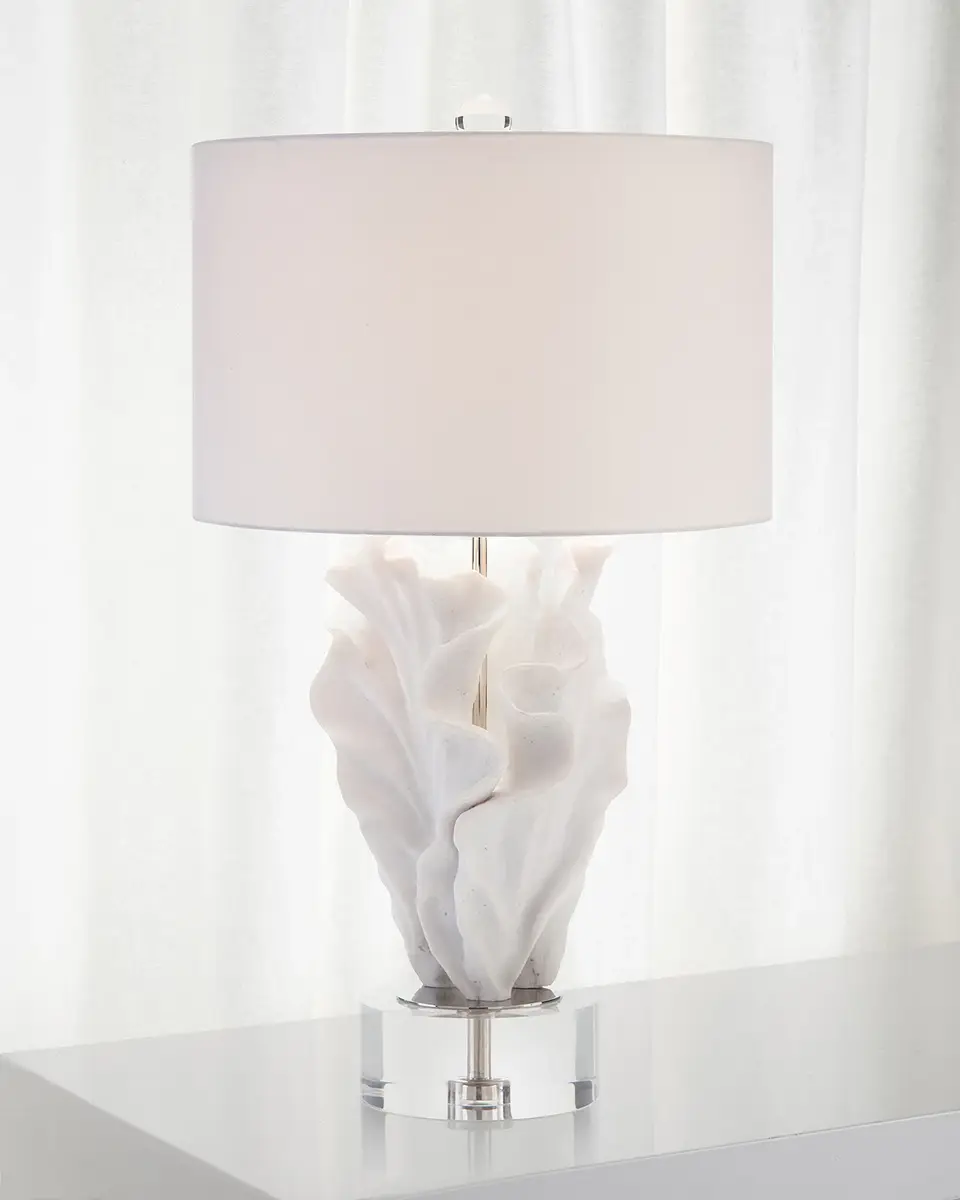 John-Richard Collection Cast Coral Table Lamp | Image 1 John-Richard Collection Cast Coral Table Lamp | Image 1