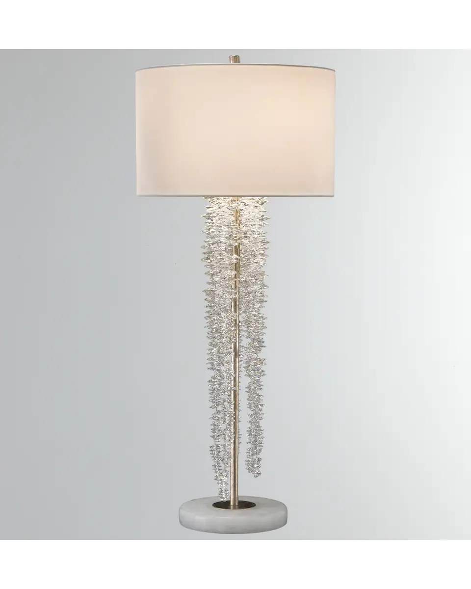 John-Richard Collection Cascading Crystal Waterfall Table Lamp | Thumbnail 2