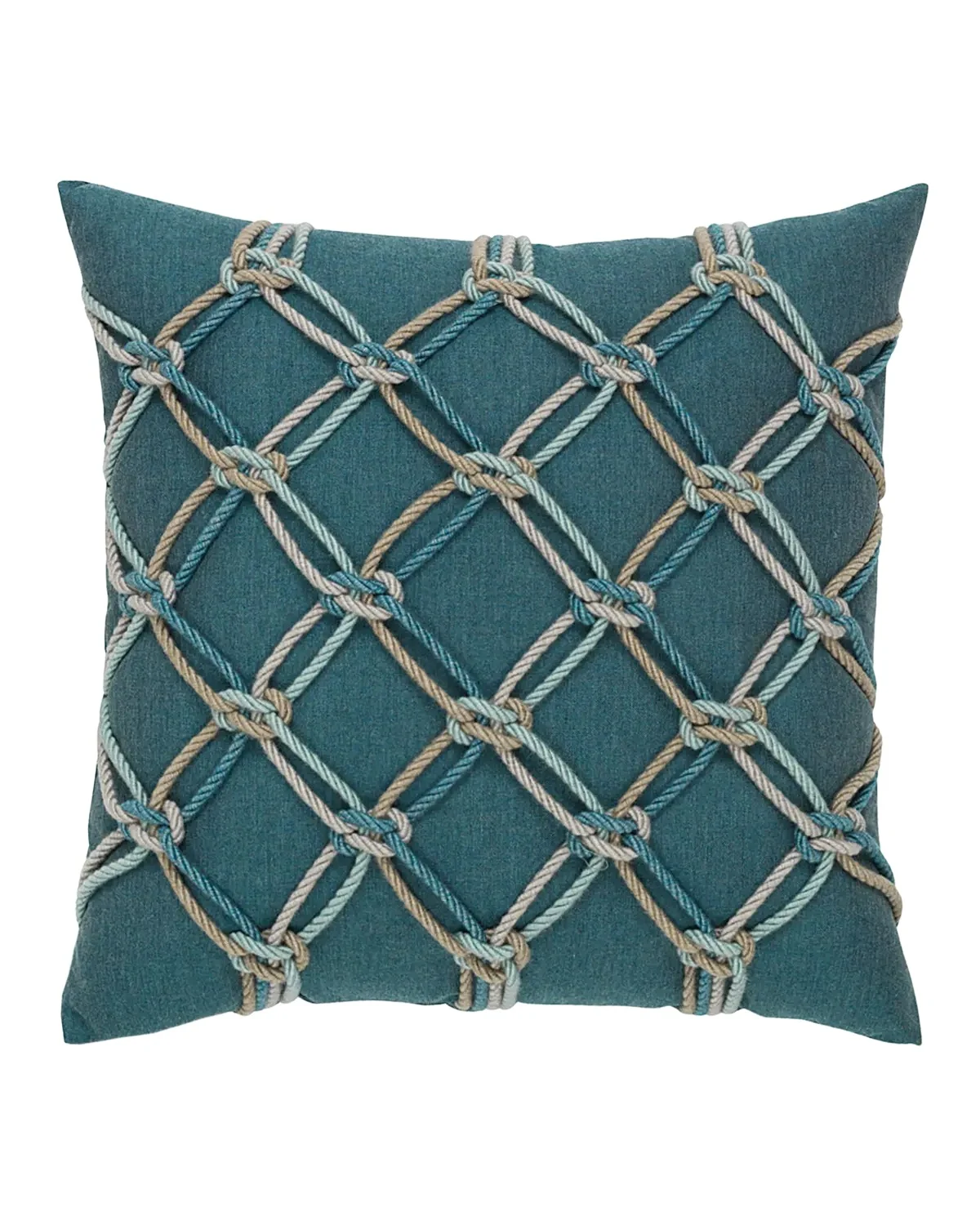 Elaine Smith Rope Sunbrella Pillow