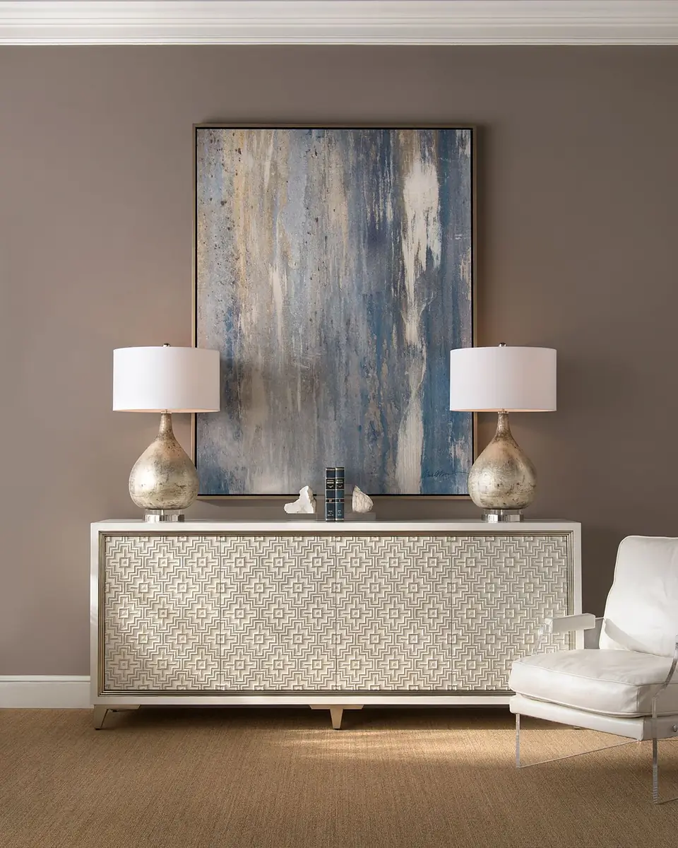 John-Richard Collection Weathered Silvertone Table Lamp | Thumbnail 2 John-Richard Collection Weathered Silvertone Table Lamp | Thumbnail 2