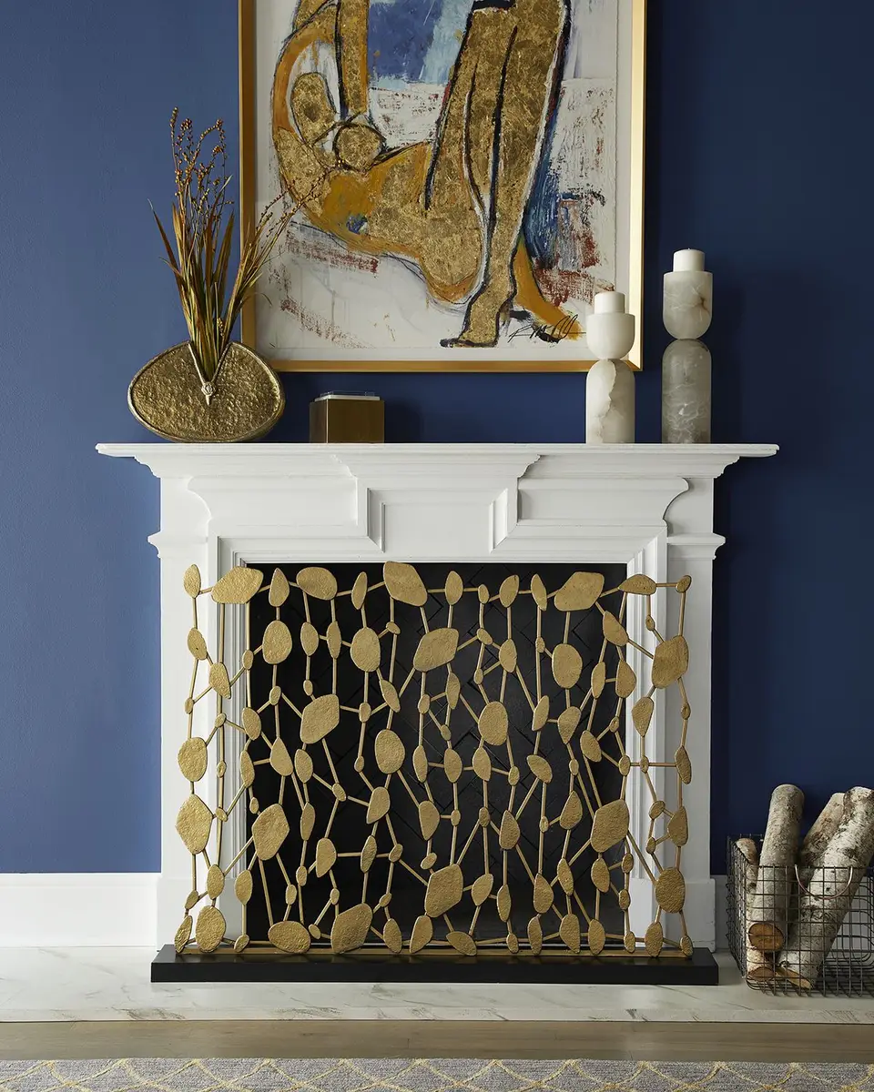 John-Richard Collection Abstract Sculptural Fireplace Screen | Thumbnail 3