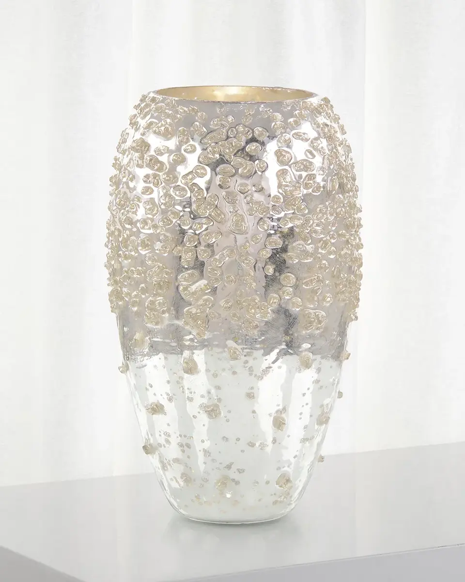 John-Richard Collection Encrusted Sparkle Decorative Vase | Thumbnail 2