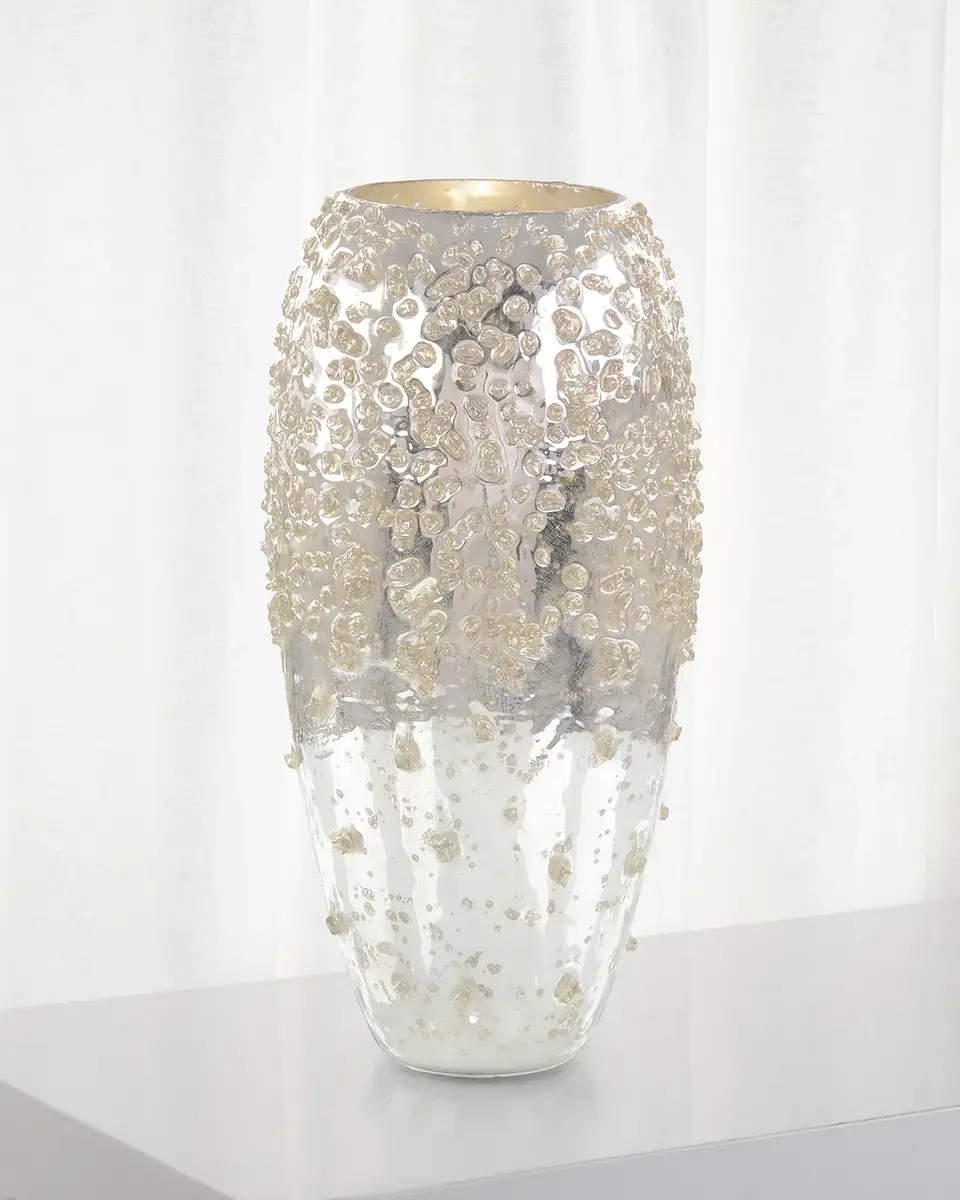John-Richard Collection Encrusted Sparkle Decorative Vase