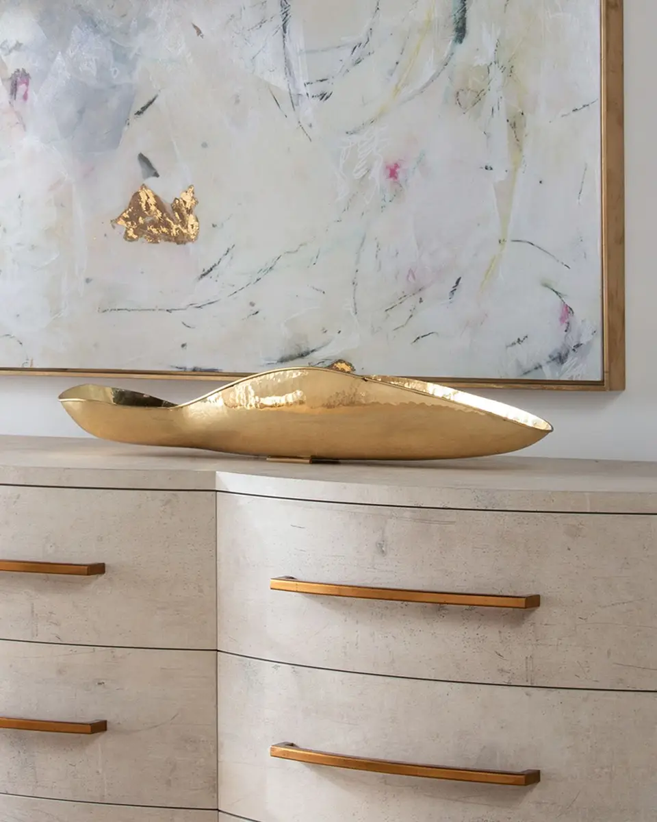 John-Richard Collection Sculptural Brass Bowl | Thumbnail 2